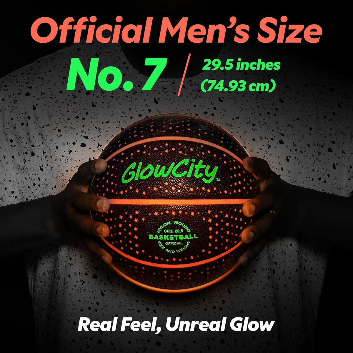 Light Up Your Game with  Glow in the Dark Basketball! Perfect for Kids, Teens & Adults - Fun Night Outdoor Sports for All Ages! 🎉🏀✨