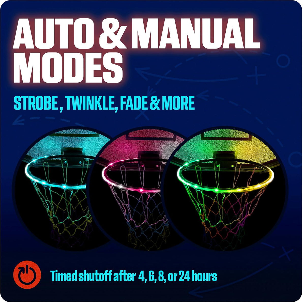Glow in the Dark Basketball - Size 5, 6, 7 Light up Ball for Kids, Teens & Adults - Night Outdoor Games - Sports Birthday Gifts Ideas for Boys Ages 6 7 8 9 10 11 12 13 14 15