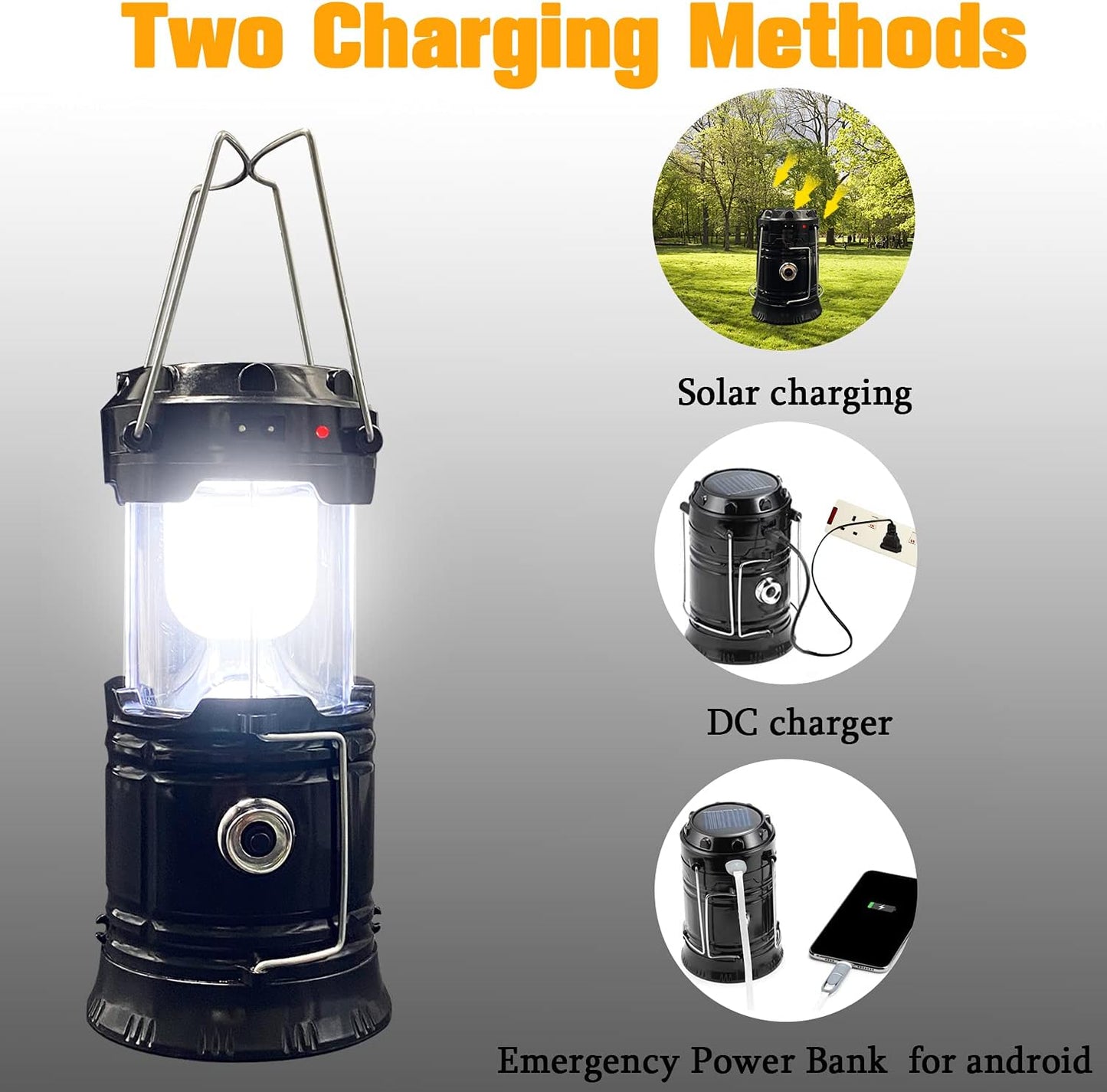 Solar-Powered Camping Lantern